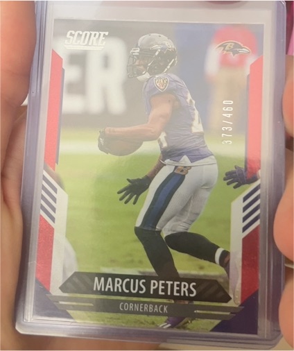 2021 Panini Score #91 Marcus Peters — front