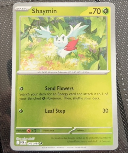 2023 Pokémon TCG POR 003 Shaymin — front