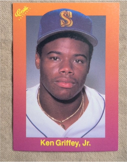 1989 Classic Update Orange Travel Edition #131 Ken Griffey Jr. — front