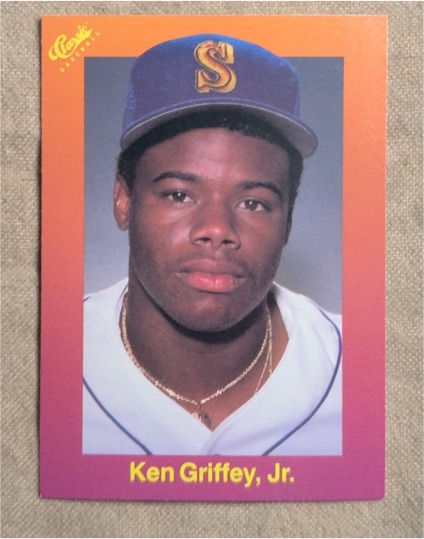 1989 Classic Update Orange Travel Edition #131 Ken Griffey Jr. — front