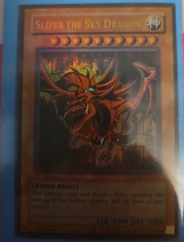 Yu-Gi-Oh! GBI-001 Slifer the Sky Dragon — front