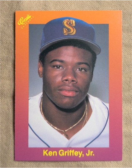 1989 Classic Update Orange Travel Edition #131 Ken Griffey Jr. — front