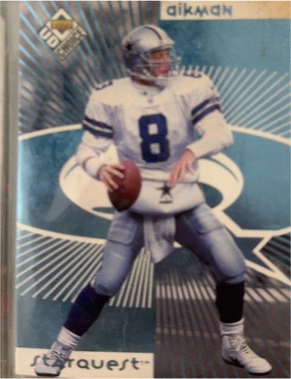 1998 Upper Deck UD Choice Starquest #8 Troy Aikman — front