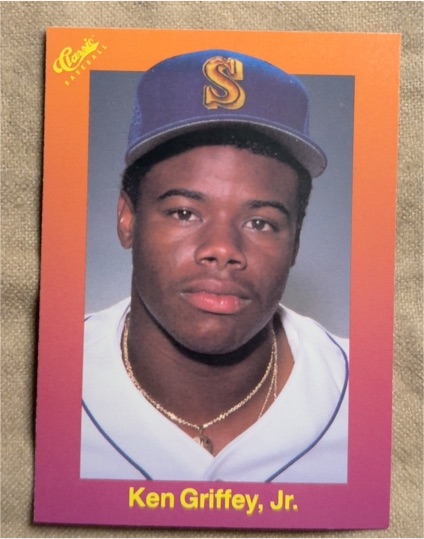 1989 Classic Update Orange Travel Edition #131 Ken Griffey Jr. — front