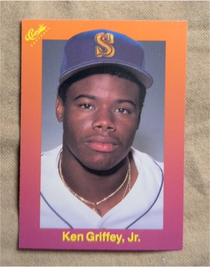1989 Classic Update Orange Travel Edition #131 Ken Griffey Jr. — front