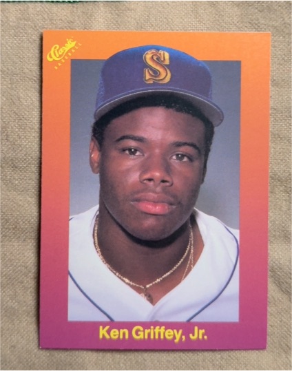 1989 Classic Update Orange Travel Edition #131 Ken Griffey Jr. — front
