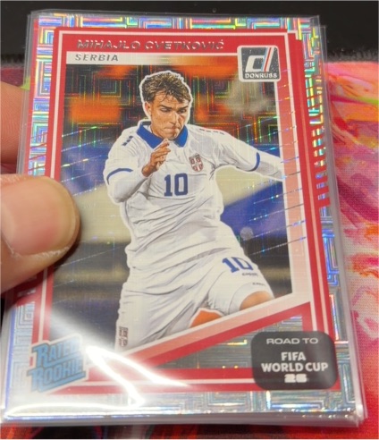 2025 Donruss Road to FIFA World Cup #240 Mihajlo Cvetkovic — front
