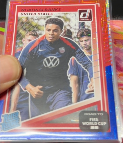 2025-26 Donruss Road to FIFA World Cup #246 Noahkai Banks — front