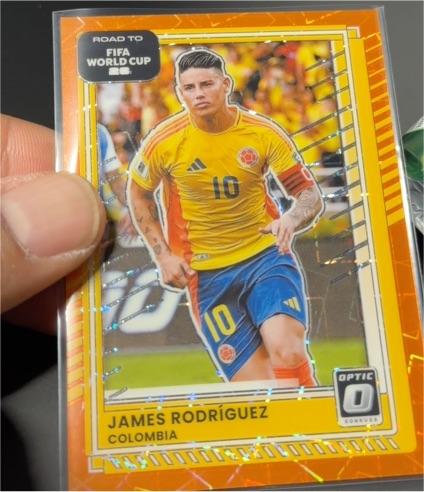 2025-26 Panini Donruss Road to FIFA World Cup Optic #123 James Rodríguez Colombia — front