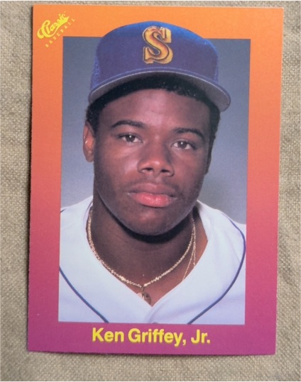 1989 Classic Update Orange Travel Edition #131 Ken Griffey Jr. — front