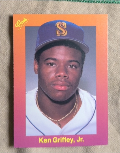 1989 Classic Update Orange Travel Edition #131 Ken Griffey Jr. — front