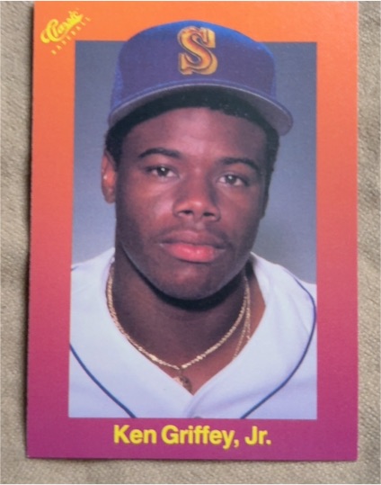 1989 Classic Update Orange Travel Edition #131 Ken Griffey Jr. — front