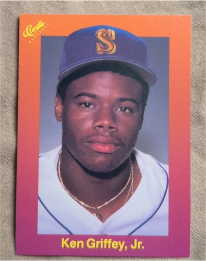 1989 Classic Update Orange Travel Edition #131 Ken Griffey Jr. — front