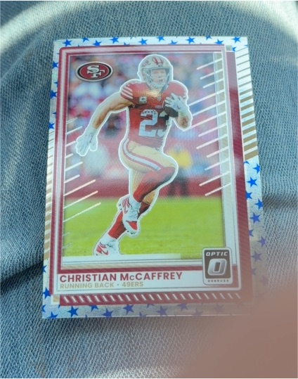 2025 Donruss Optic #119 Christian McCaffrey — front