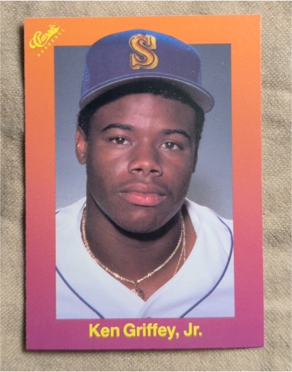 1989 Classic Update Orange Travel Edition #131 Ken Griffey Jr. — front