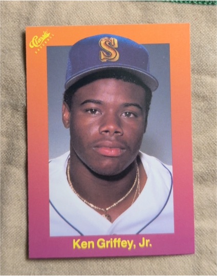 1989 Classic Update Orange Travel Edition #131 Ken Griffey Jr. — front
