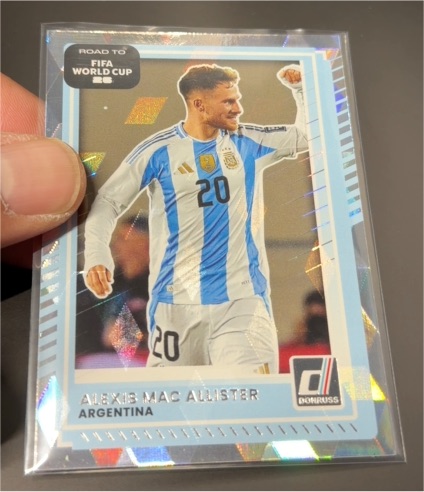 2025-26 Donruss Road to FIFA World Cup #156 Alexis Mac Allister — front