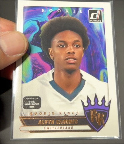 2025-26 Donruss Road To FIFA World Cup Rookie Kings #14 Alvyn Sanches — front