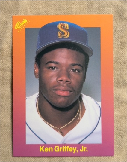 1989 Classic Update Orange Travel Edition #131 Ken Griffey Jr. — front