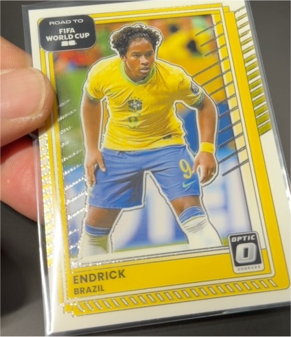 2025-26 Panini Donruss Road to FIFA World Cup Optic #188 Endrick Brazil — front