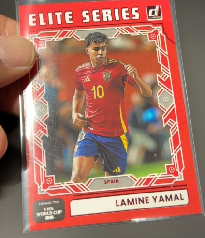 2025-26 Donruss Road to FIFA World Cup #25 Lamine Yamal Elite Series — front