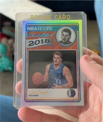 2018-19 Panini NBA Hoops #3 Luka Dončić Class of 2018 Rookie — front