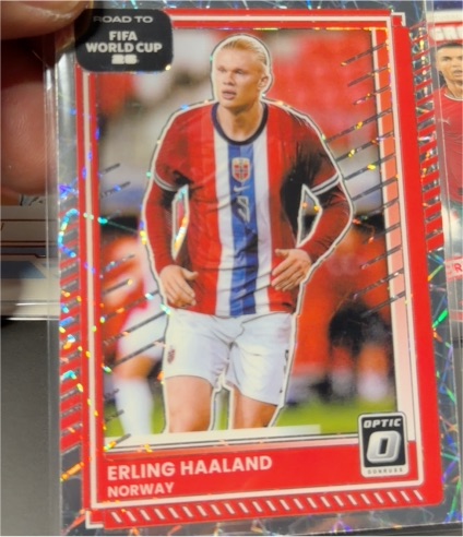 2025-26 Donruss Road to FIFA World Cup Optic #170 Erling Haaland — front