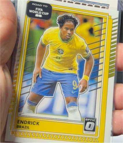 2025-26 Panini Donruss Road to FIFA World Cup Optic #188 Endrick — front