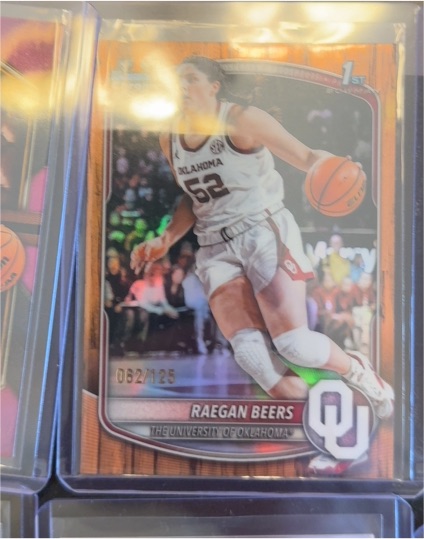 2025 Bowman Chrome University #BCP-65 Raegan Beers — front