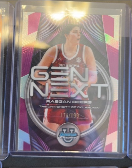 2025-26 Bowman Chrome Gen Next #GN-7 Raegan Beers — front
