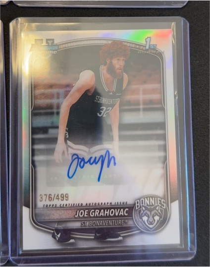 2025-26 Bowman Chrome #CPA-JG Joe Grahovac — front