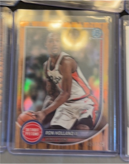 2025-26 Bowman Chrome #BCV-160 Ron Holland II — front