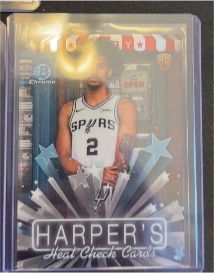 2025 Bowman Chrome Hobby Stars Heat Check #HS-4 Dylan Harper — front