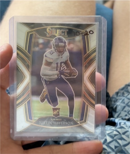 2020 Panini Select #61 Justin Jefferson — front