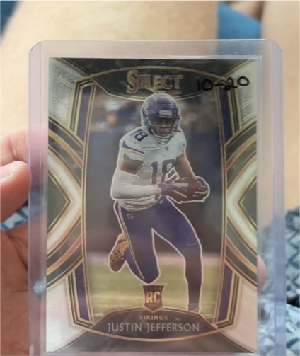2020 Panini Select Concourse #61 Justin Jefferson Rookie — front