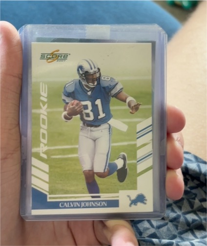 2007 Score #351 Calvin Johnson Rookie — front