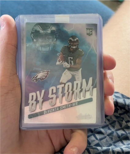 2021 Panini Absolute #BST-7 DeVonta Smith By Storm Rookie — front