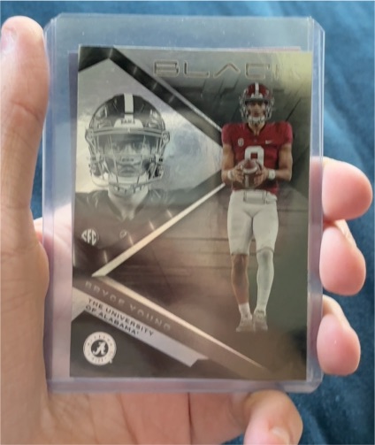 2023 Panini Chronicles Black #1 Bryce Young — front