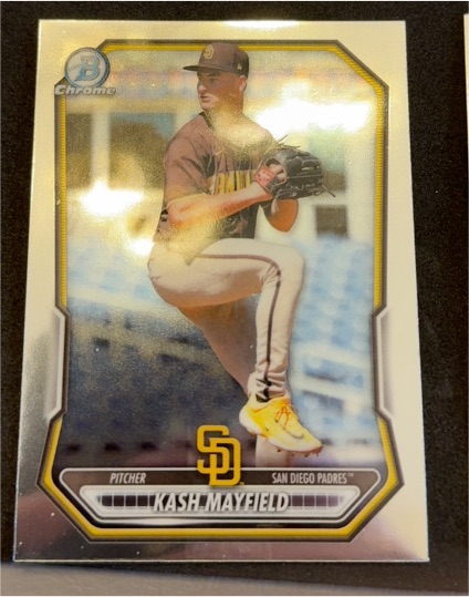 2026 Bowman Chrome Baseball Prospects #BCP-70 Kash Mayfield — front