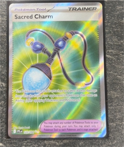 2025 Pokémon ME02 #122 Sacred Charm — front