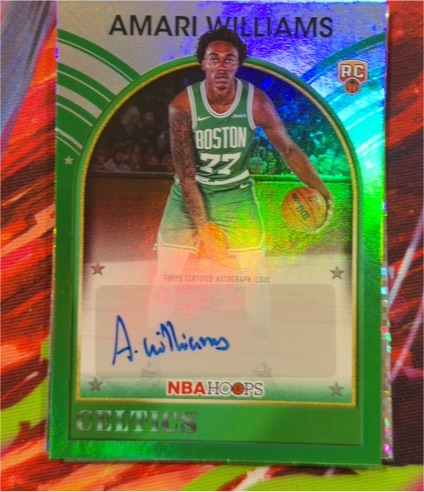 2025-26 Topps NBA Hoops #89S-AW Amari Williams — front