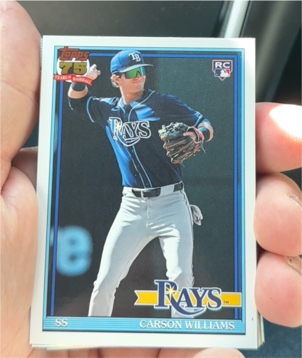 2026 Topps Series 1 #T91-38 Carson Williams — front