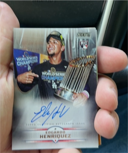 2025 Topps Stadium Club #SCBA-EH Edgardo Henriquez — front