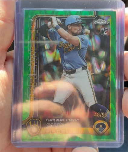 2025 Topps Chrome Update #USC112 Caleb Durbin — front