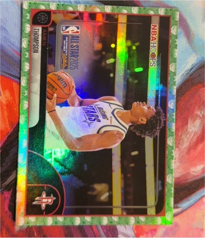 2025-26 Topps NBA Hoops #300 Amen Thompson — front