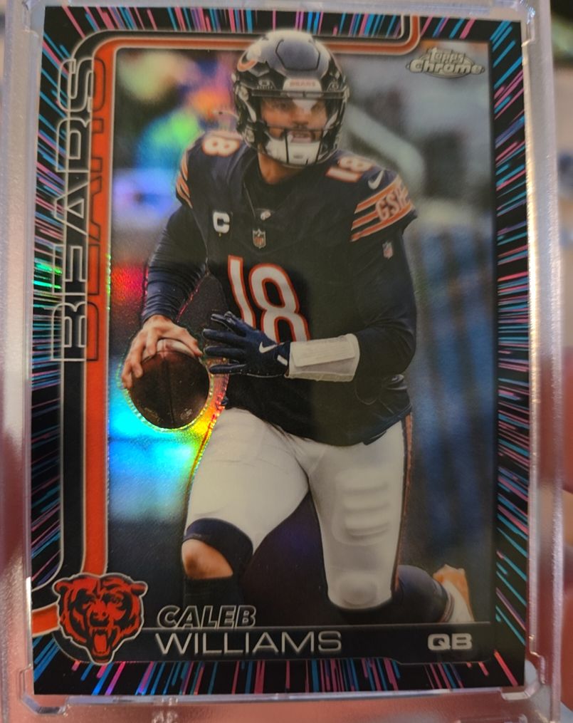 2025 Topps Chrome #52 Caleb Williams — front