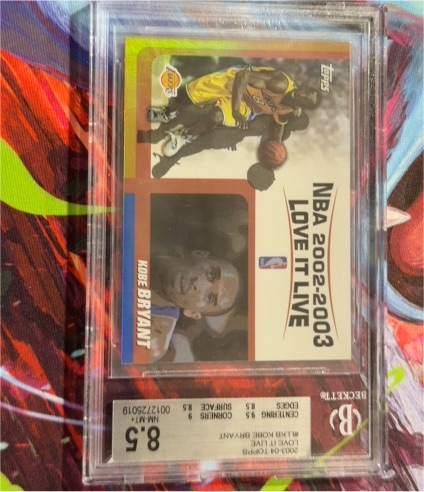 2002-2003 Topps Love It Live #LL-KB Kobe Bryant — front