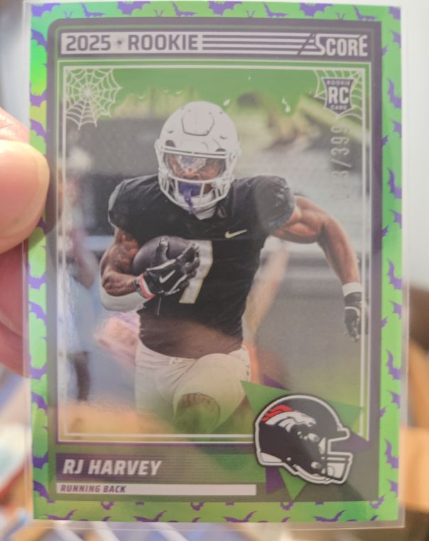 2025 Panini Score-A-Treat #49 RJ Harvey — front
