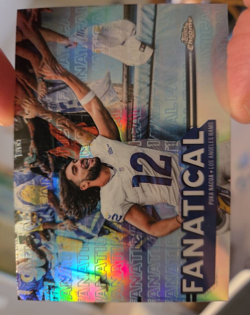 2025 Topps Chrome #FF-15 Puka Nacua Fanatical — front
