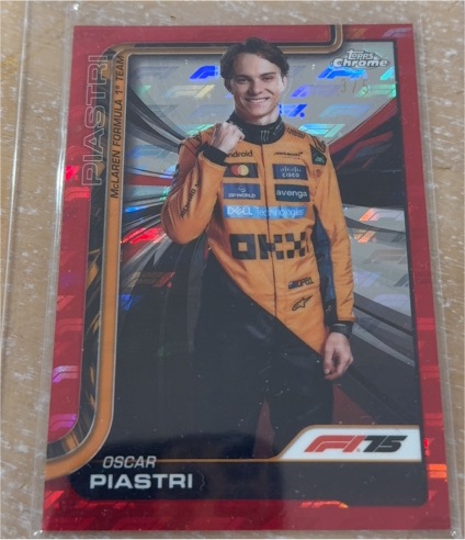 2025 Topps Chrome F1 #6 Oscar Piastri — front
